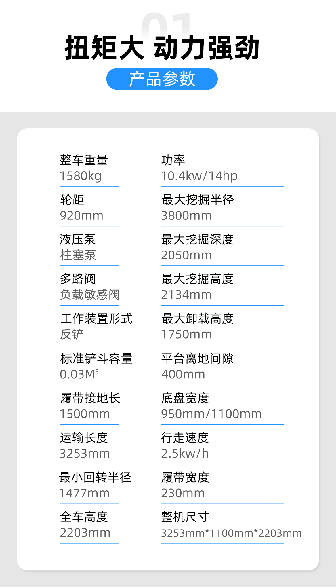 Mini Excavator-KV16 小型挖掘機-KV16